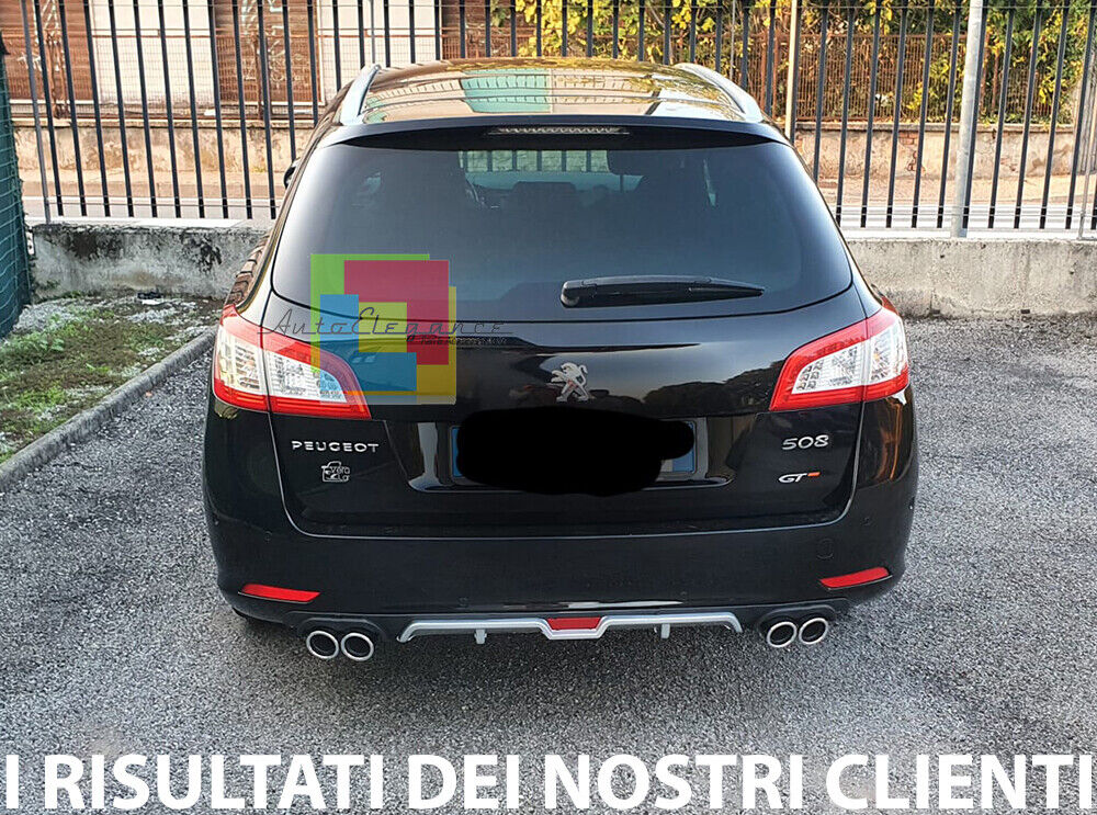 UNDER BUMPER PEUGEOT 508 SW ABS DIFFUSER - FOUR TERMINAL EXTRACTOR