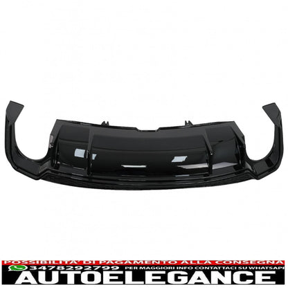 Diffusore d'aria per mantovana paraurti posteriore adatto per audi a5 f5 s-line (2017-2019) design rs5