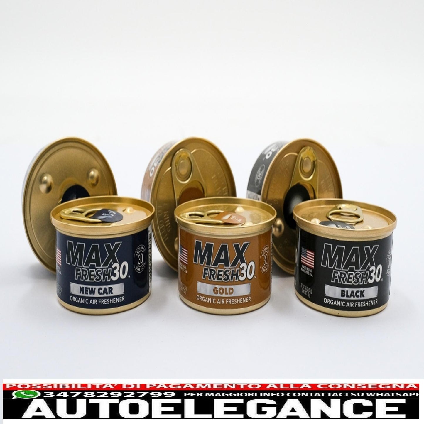 paradise air fresh deodorante biologico senza tappo lattina max fresh 30 6 lattine assortite