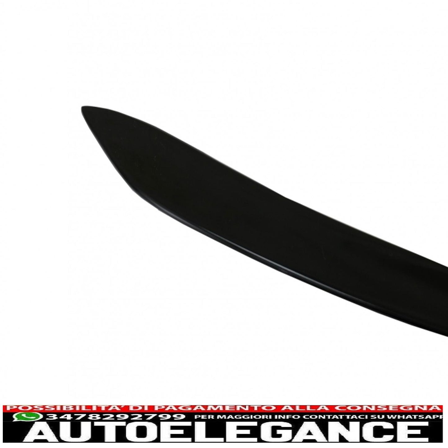 Boot Spoiler Suitable for Mercedes E-Class W213 (2016 onwards) Piano Black