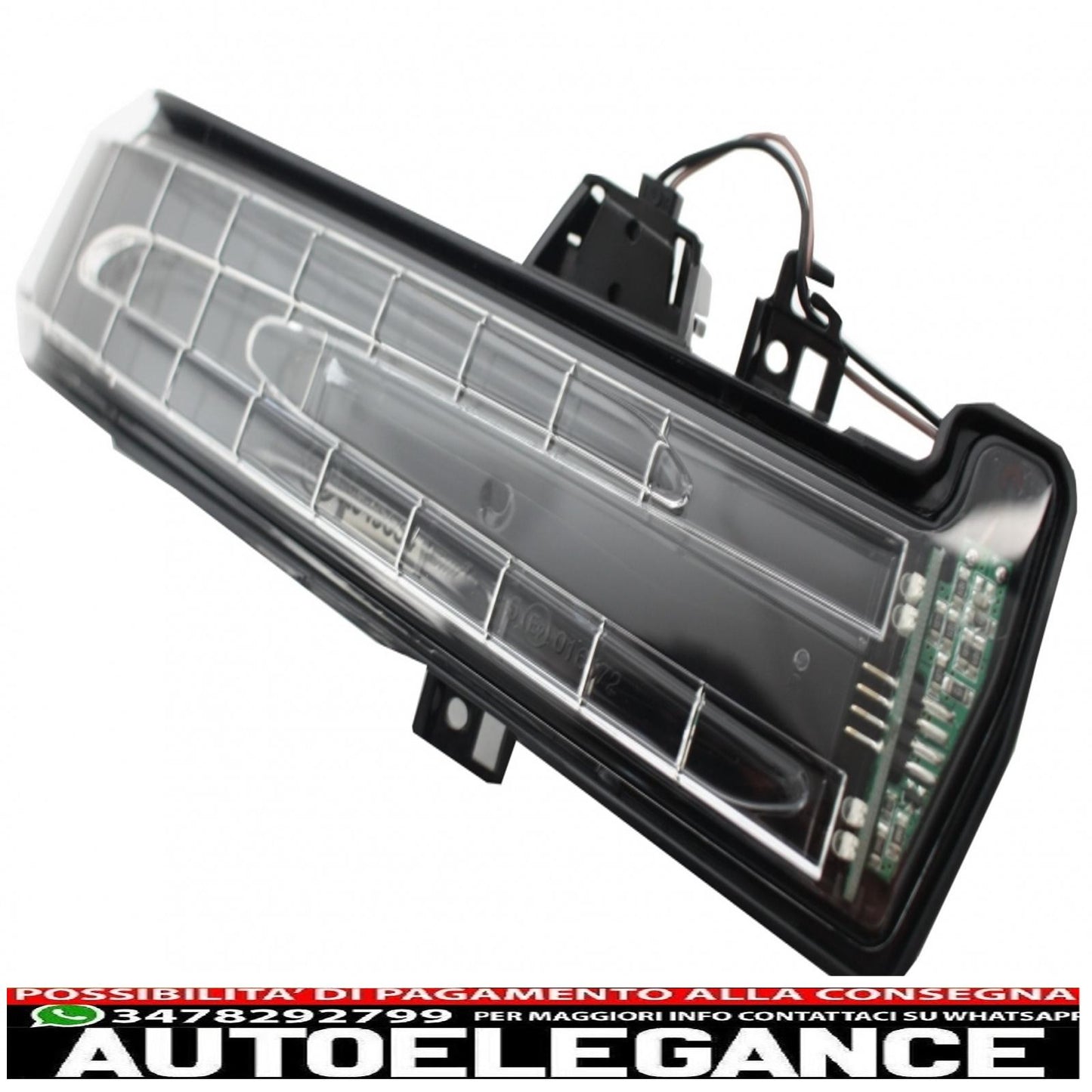 Mirror Indicator, Turn Signal Light, Lamp Suitable for Mercedes A-Class W176 B-Class W246 C-Class W204 CLS W218 E-Class W212 S-Class W221 Facelift Look