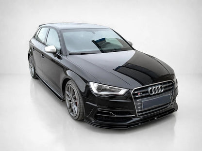 👉Splitter Anteriore Audi S3/S-Line 8V Hatchback/Sportback (13-16) Nero Lucido👈