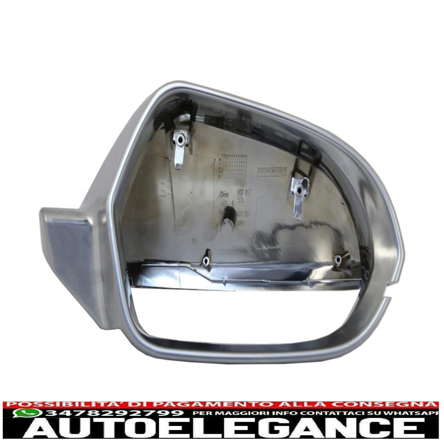 alloggiamento completo calotte specchietti adatti per audi a6 4g c7 (2011-2018) limousine avant estinzione alluminio rs6 design AUTOELEGANCERICAMBI