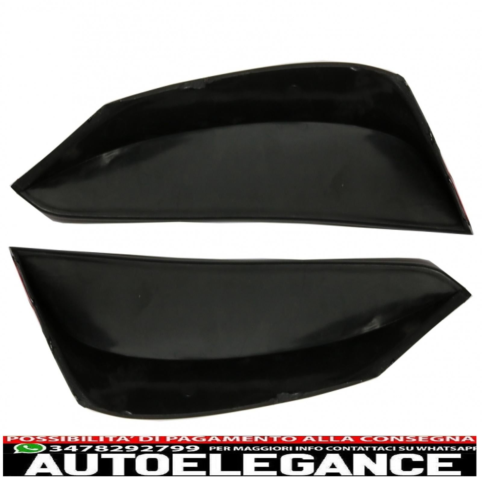 Alette paraurti anteriori alette laterali flic adatte per mercedes classe e w213 s213 c238 a238 e43 e53 design black edition AUTOELEGANCERICAMBI