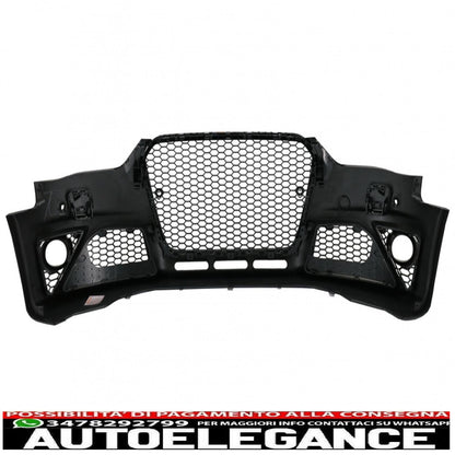 paraurti anteriore adatto per audi a4 b8 facelift (2012-2015) design rs4