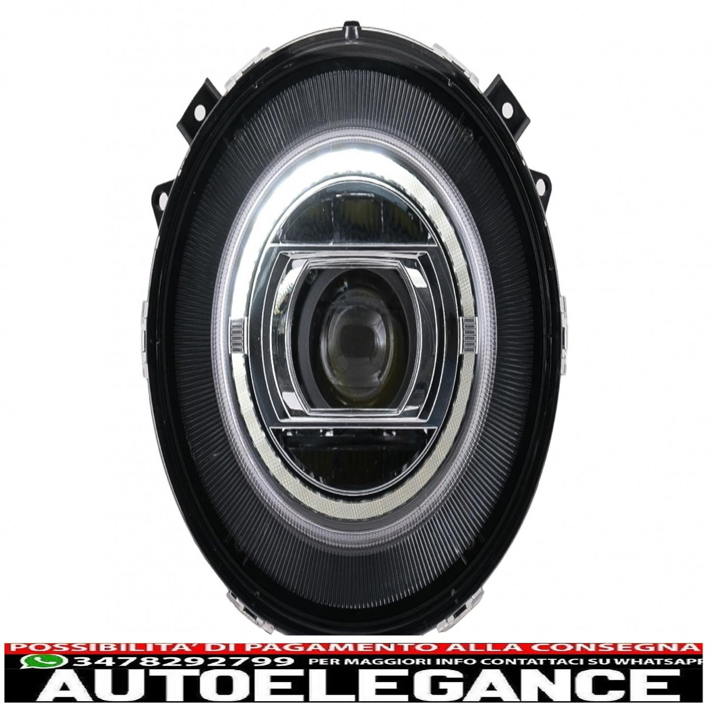 fari anteriori full led adatti per mercedes classe g w463 (2005-2017) design cromato facelift 2018 con accensione dinamica