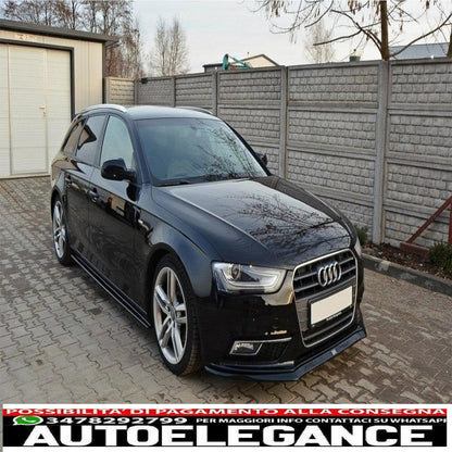 Copri fendinebbia adatti per audi a4 b8 facelift (2012-2015) rs4 design nero cromato AUTOELEGANCERICAMBI