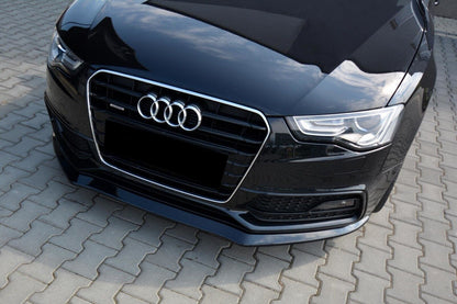 SPLITTER SUITABLE FOR AUDI A5 07-15 GLOSSY BLACK