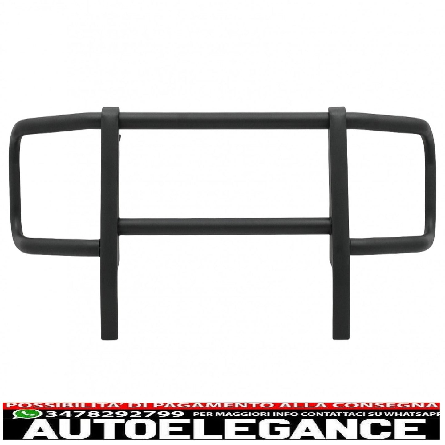 paraurti anteriore con bullbar nero adatto per mercedes classe g w463 (1989-2017) design g65