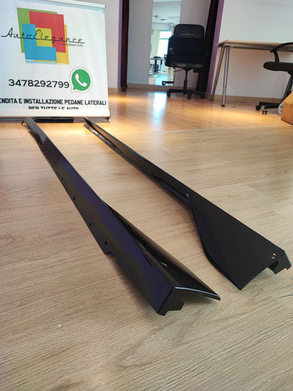 ⭐UNDER SKIRTS SUITABLE FOR BMW 1 SERIES F40 MSPORT GLOSSY BLACK SPORTY LOOK⭐ 