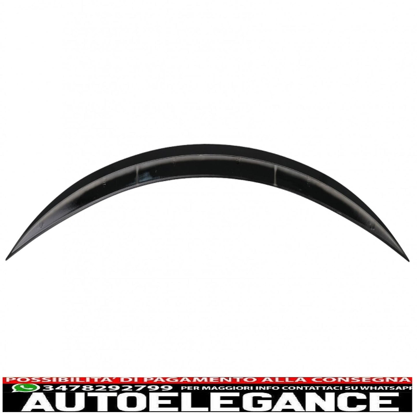 trunk spoiler suitable for tesla model 3 (2017-up) gloss black