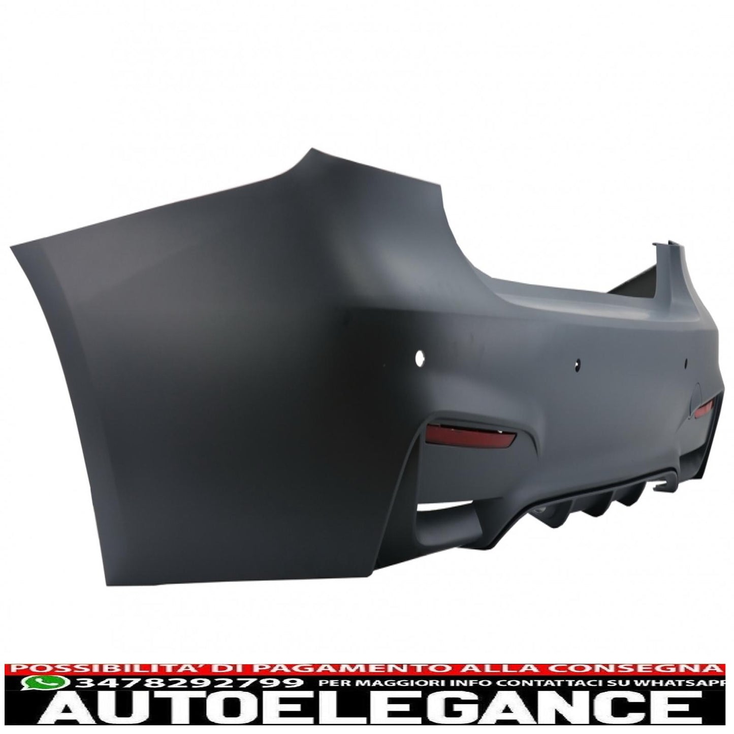 body kit suitable for bmw 3 series f30 (2011-2015) f30 lci (2016-up) with m3 sport design exhaust tips