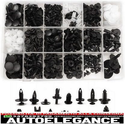 415pcs car clip plastic screw kit 