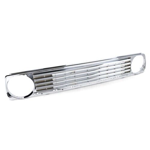 Sport front grille without emblem chrome for VW Golf 2 83-91