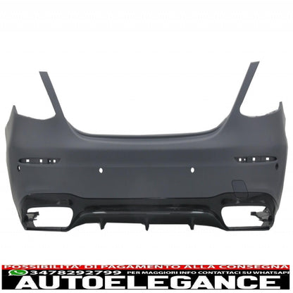 body kit suitable for mercedes e-class w213 (2016-2019) e63 design with chrome exhaust tips 