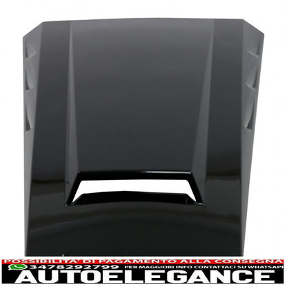 bonnet air intake bonnet air intake with dynamic sequential led direction lights suitable for mercedes g class w463 (1989-2017) c197 obsidian black abs