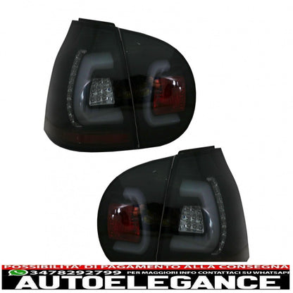 barra led fanali posteriori adatta per vw golf v 5 (2004-2009) smoke black urban style AUTOELEGANCERICAMBI
