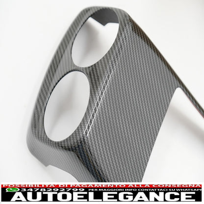 Copertura del rivestimento della presa d'aria della scatola del bracciolo posteriore adatto per mercedes classe A w177 v177 (2018-up) in fibra di carbonio AUTOELEGANCERICAMBI