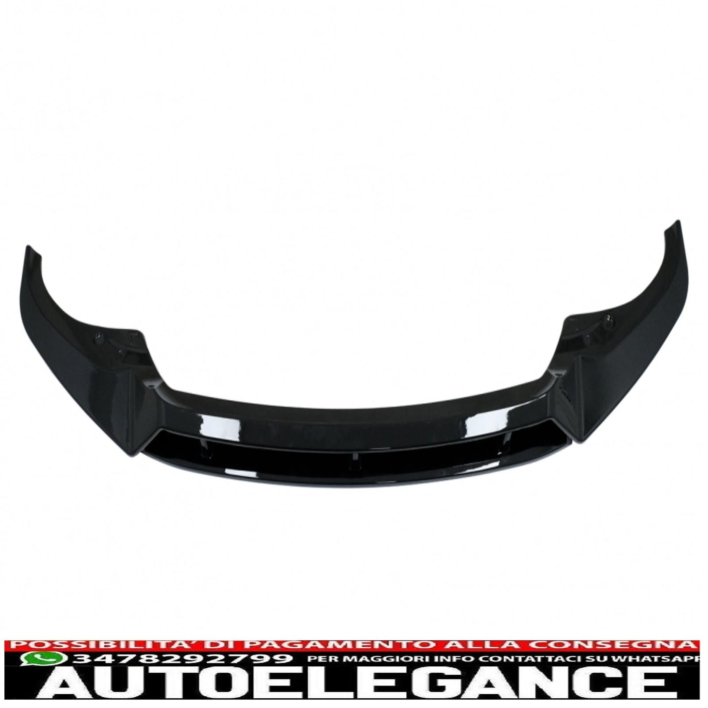 Front Bumper Spoiler Lip Fit For BMW X7 G07 LCI M Sport (2020-up) Piano Black 