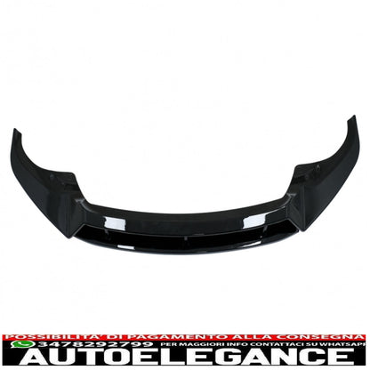 Front Bumper Spoiler Lip Fit For BMW X7 G07 LCI M Sport (2020-up) Piano Black 