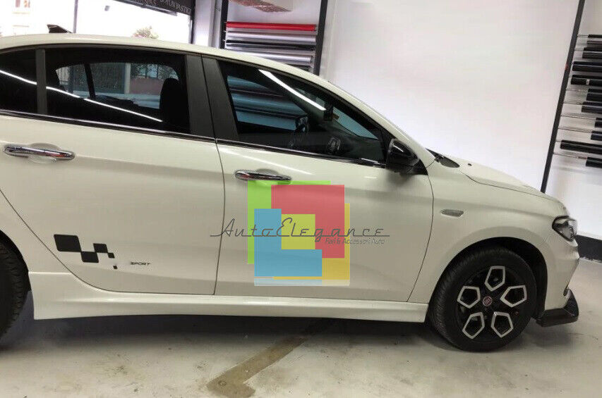 FIAT TIPO HATCHBACK SALOON SW SIDE SKIRTS ABS SPORTY LOOK UNDER DOOR
