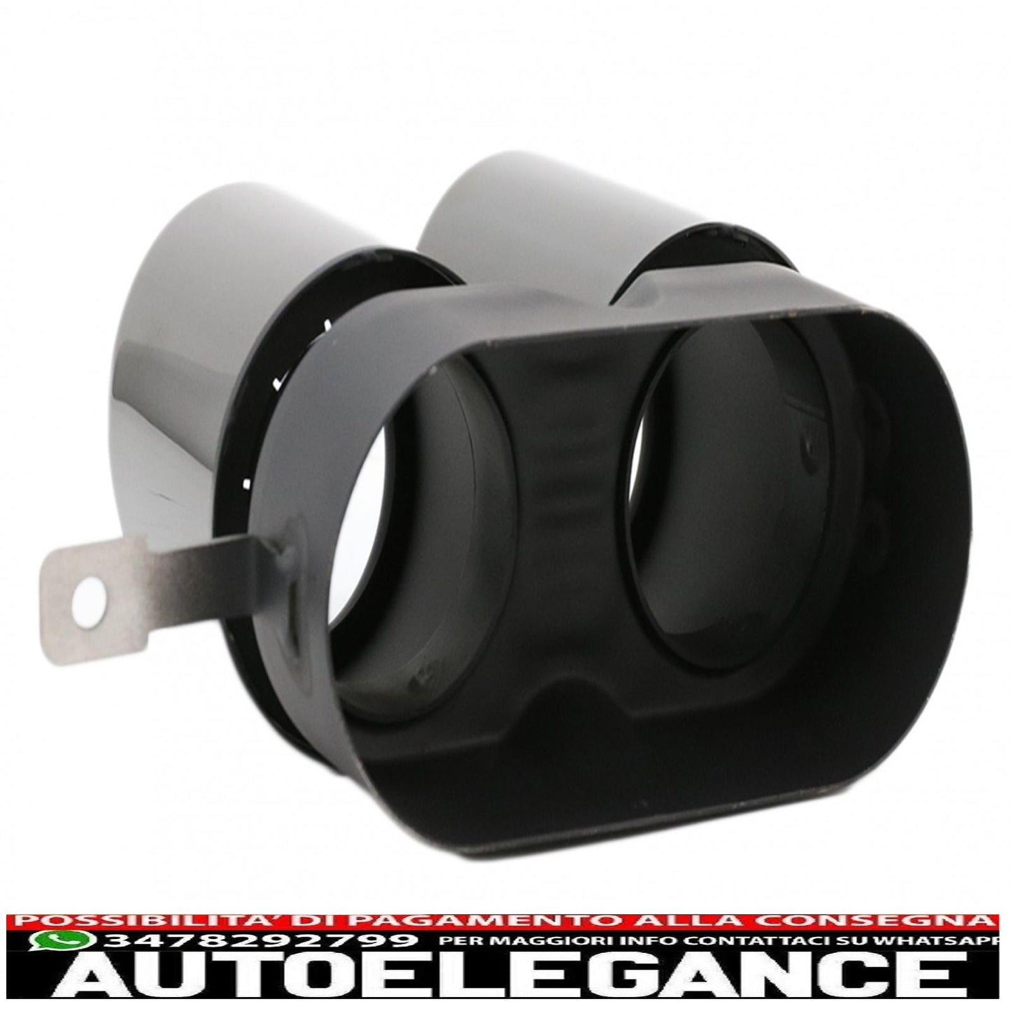 exhaust muffler tips suitable for bmw 3 series g20 g28 m-sport (2019-up) titanium black 