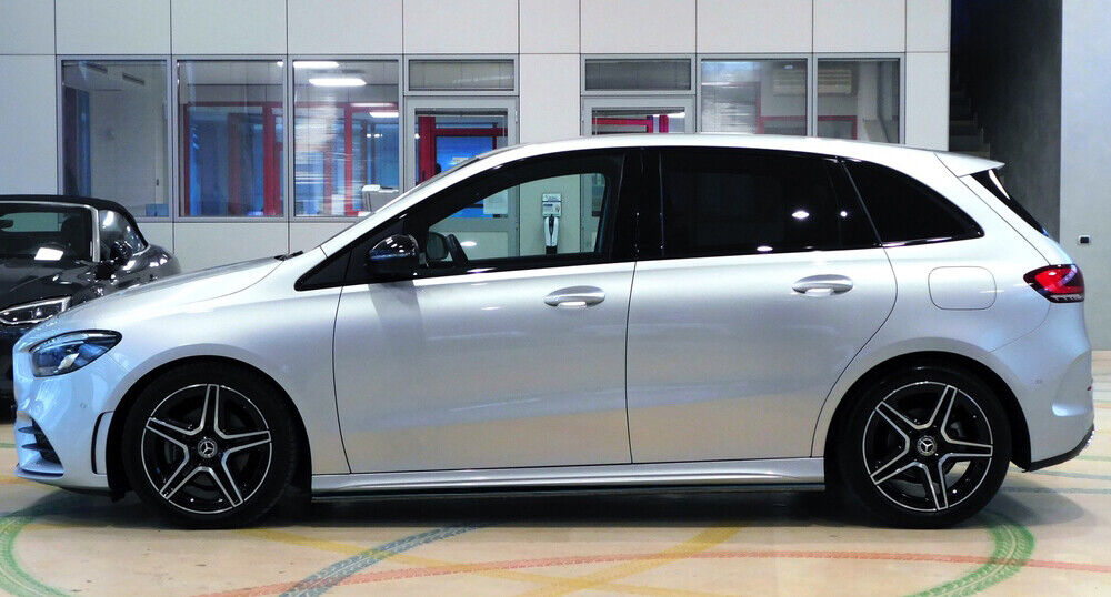 MERCEDES CLASSE B W247 SPOILER SPLITTER SOTTO MINIGONNE ABS NERO LUCIDO -1- 0034