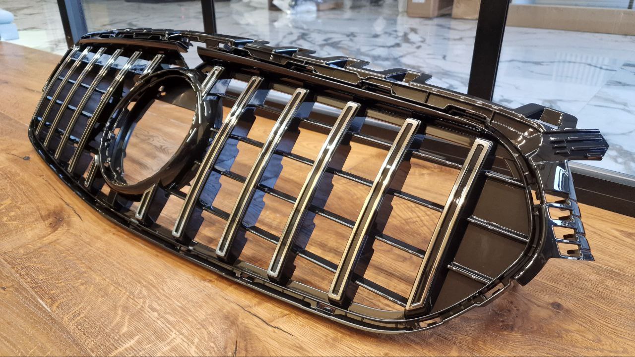ART.1481 GRIGLIA ADATTA PER MERCEDES CLASSE B W247 STANDARD LOOK GT CROMATA