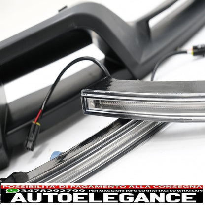 Spoiler per paraurti anteriore con led drl, estensione con diffusore per paraurti posteriore, adatto per Mercedes Classe G Facelift W463 W464 (2018-up)