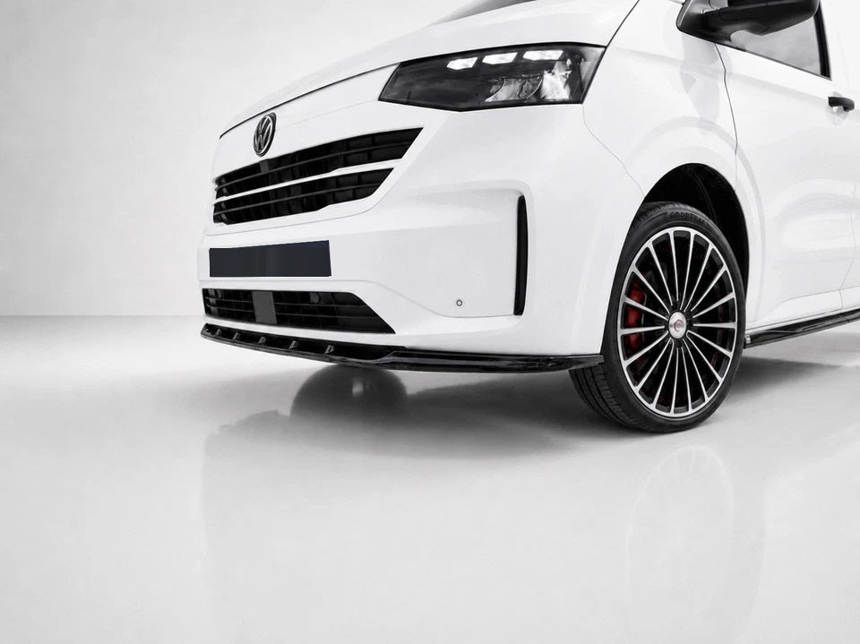 👉Splitter anteriore V.1 per Volkswagen Transporter T7 ABS nero lucido👈