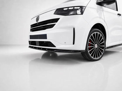 👉Splitter anteriore V.1 per Volkswagen Transporter T7 ABS nero lucido👈