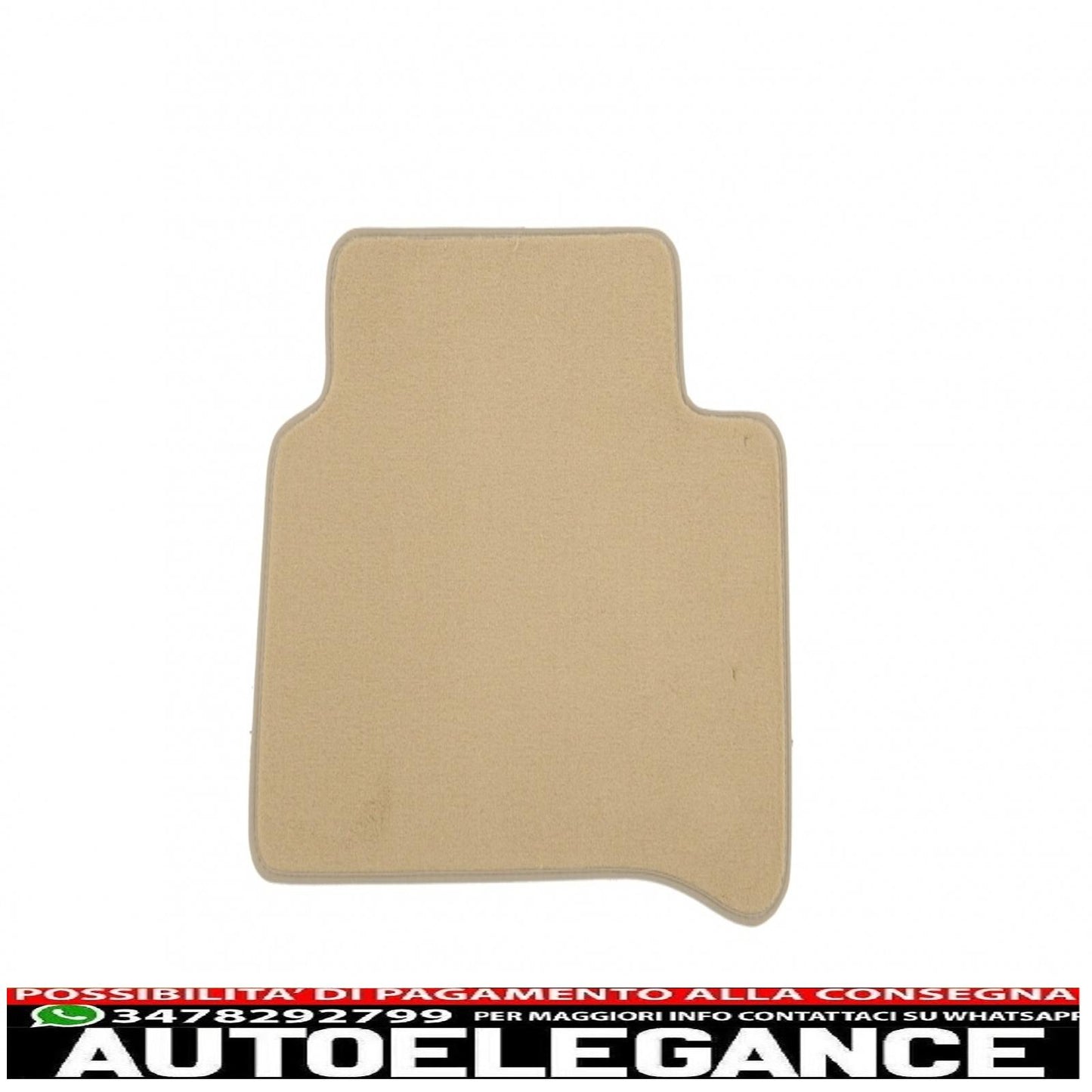 Beige floor mat suitable for mercedes e-class (w211) e220-e500 03/2002-02/2009, t-modell 03/2003-10/2009