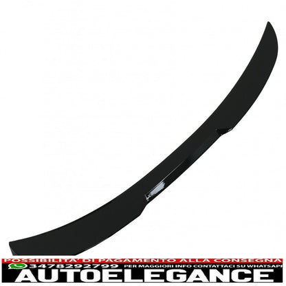 Trunk Spoiler Suitable for BMW 3 Series G20 (2019-up) Piano Black 