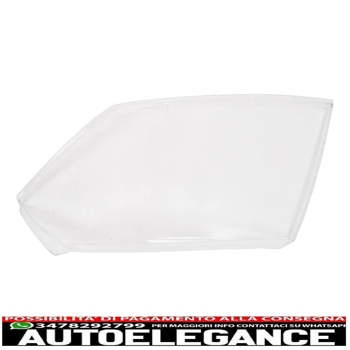 headlight lenses suitable for skoda octavia ii (1z) (2004-2008) clear glass optics 