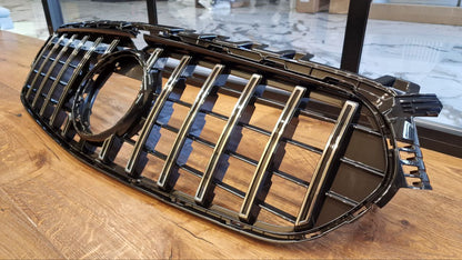 ART.1481 GRIGLIA ADATTA PER MERCEDES CLASSE B W247 STANDARD LOOK GT CROMATA