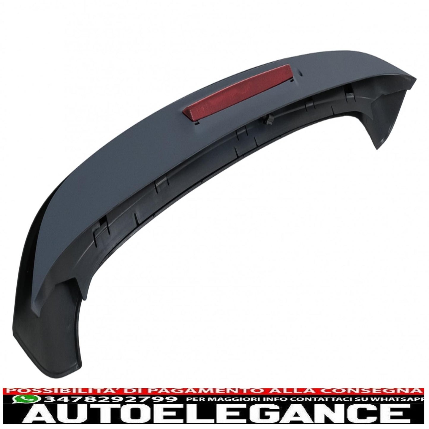 roof spoiler with LED brake light suitable for vw golf vi (2008 onwards) design r20