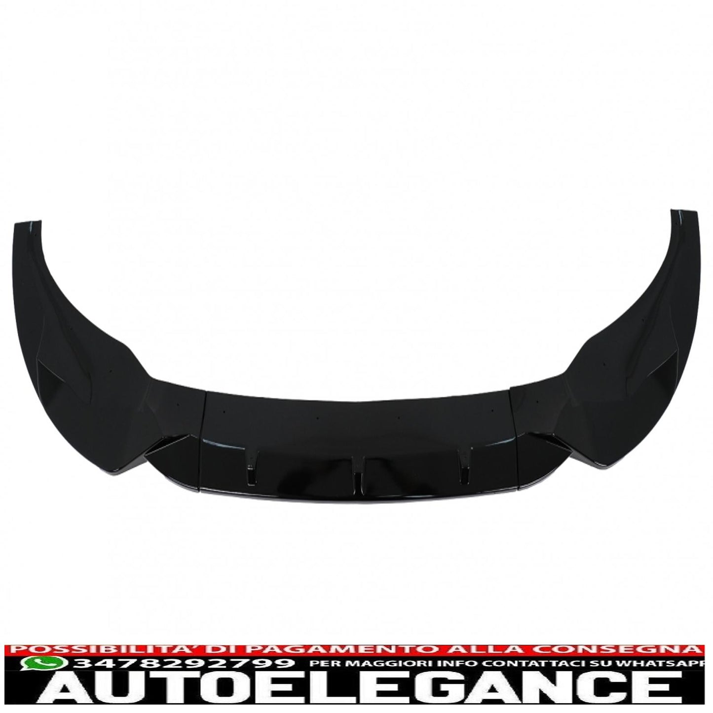 Front Bumper Spoiler Lip Fit For BMW X3 G01 X4 G02 (2018-2020) M Sport Piano Black