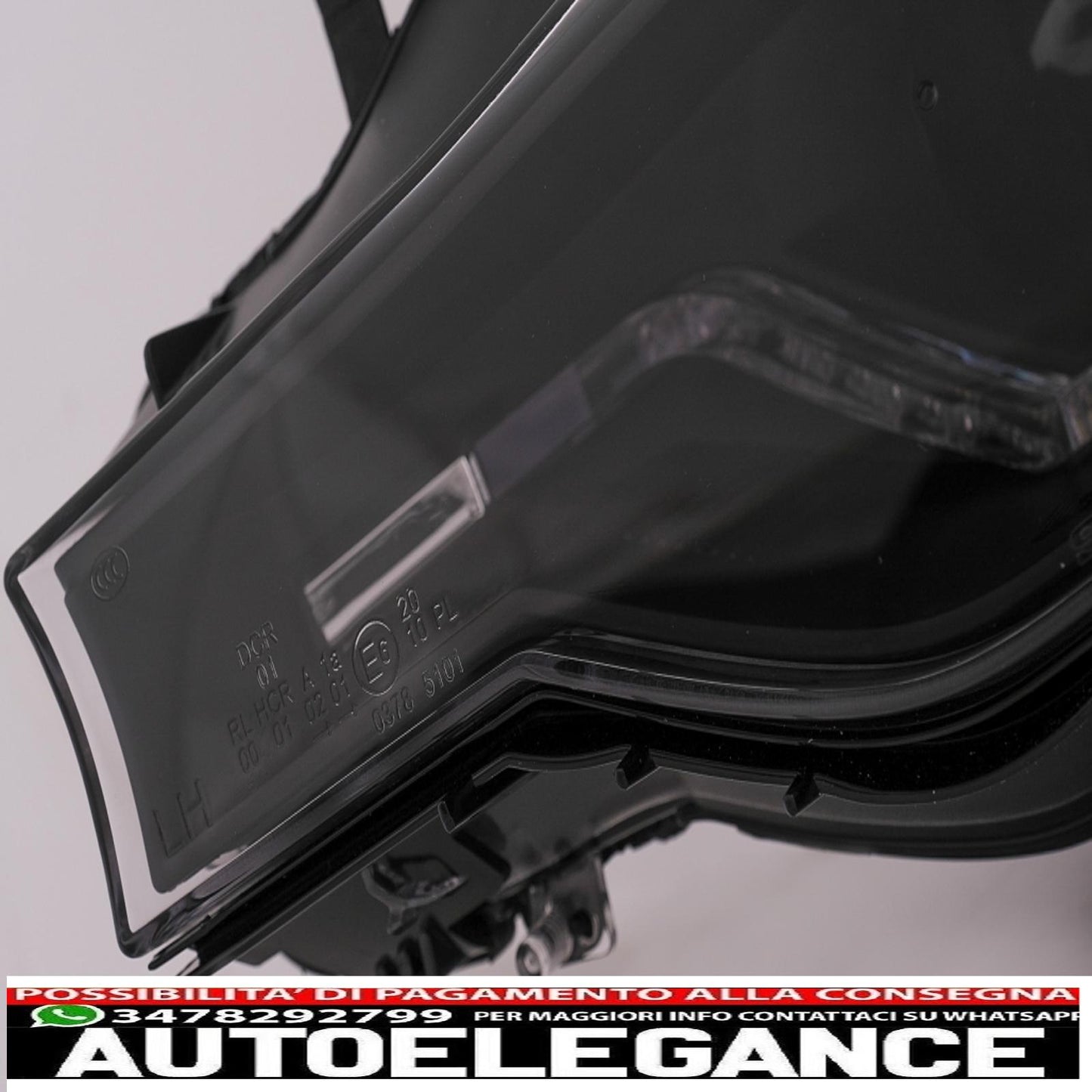 xenon angel eye headlights suitable for bmw 3 series f30 f31 sedan touring (10.2011-05.2015) black 