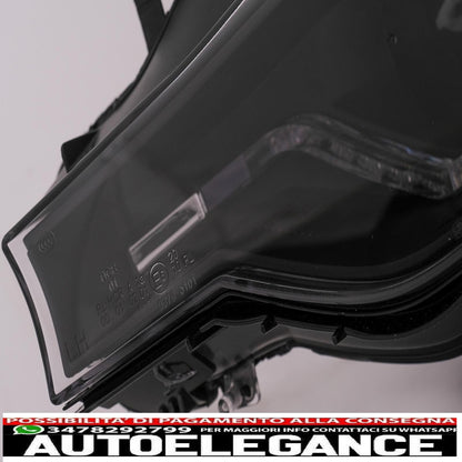 xenon angel eye headlights suitable for bmw 3 series f30 f31 sedan touring (10.2011-05.2015) black 