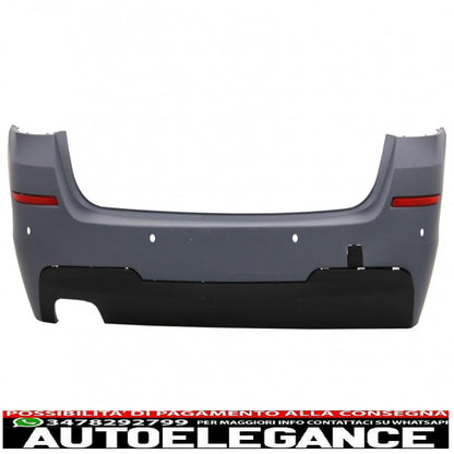 paraurti anteriore senza fendinebbia con paraurti posteriore adatto per bmw serie 5 f11 touring (2011-2014) design m-technik