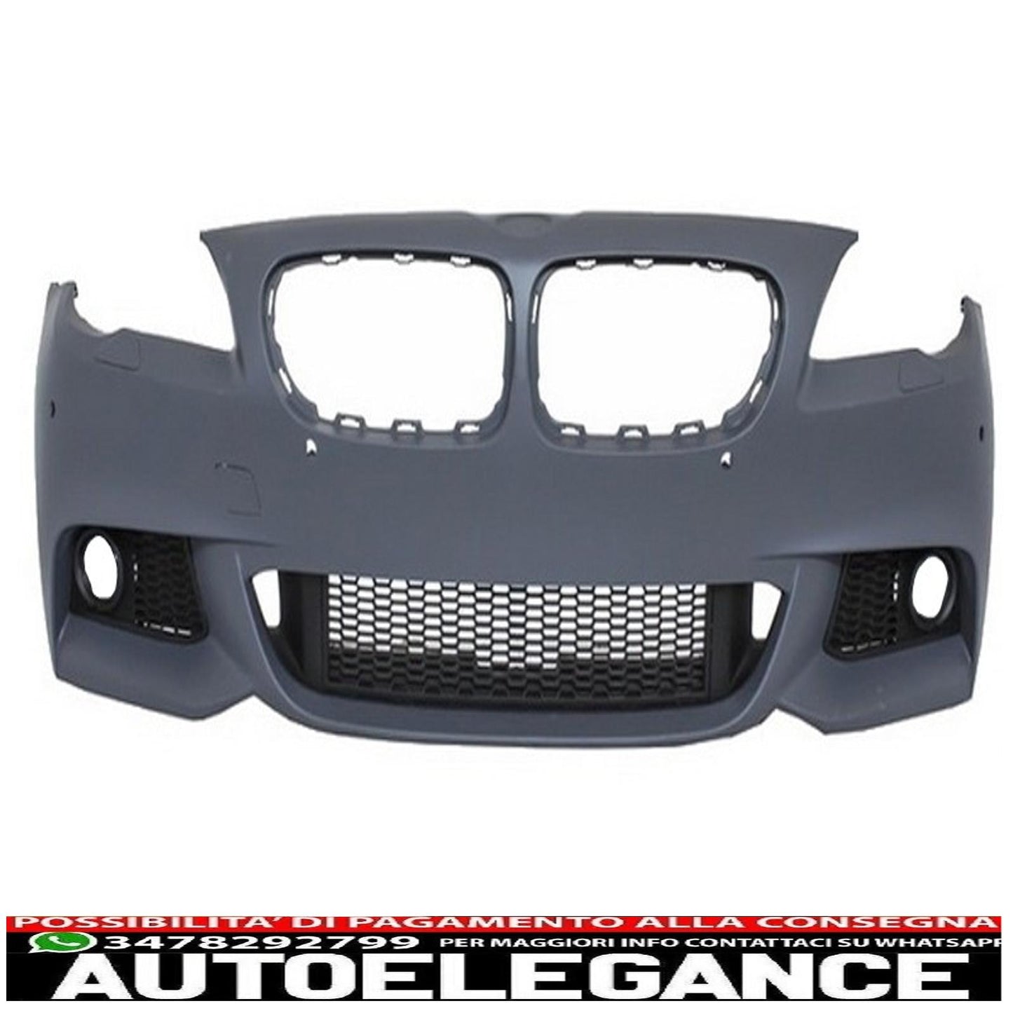 complete body kit with smoked fog lamps suitable for bmw f11 (2010-2014) m design black