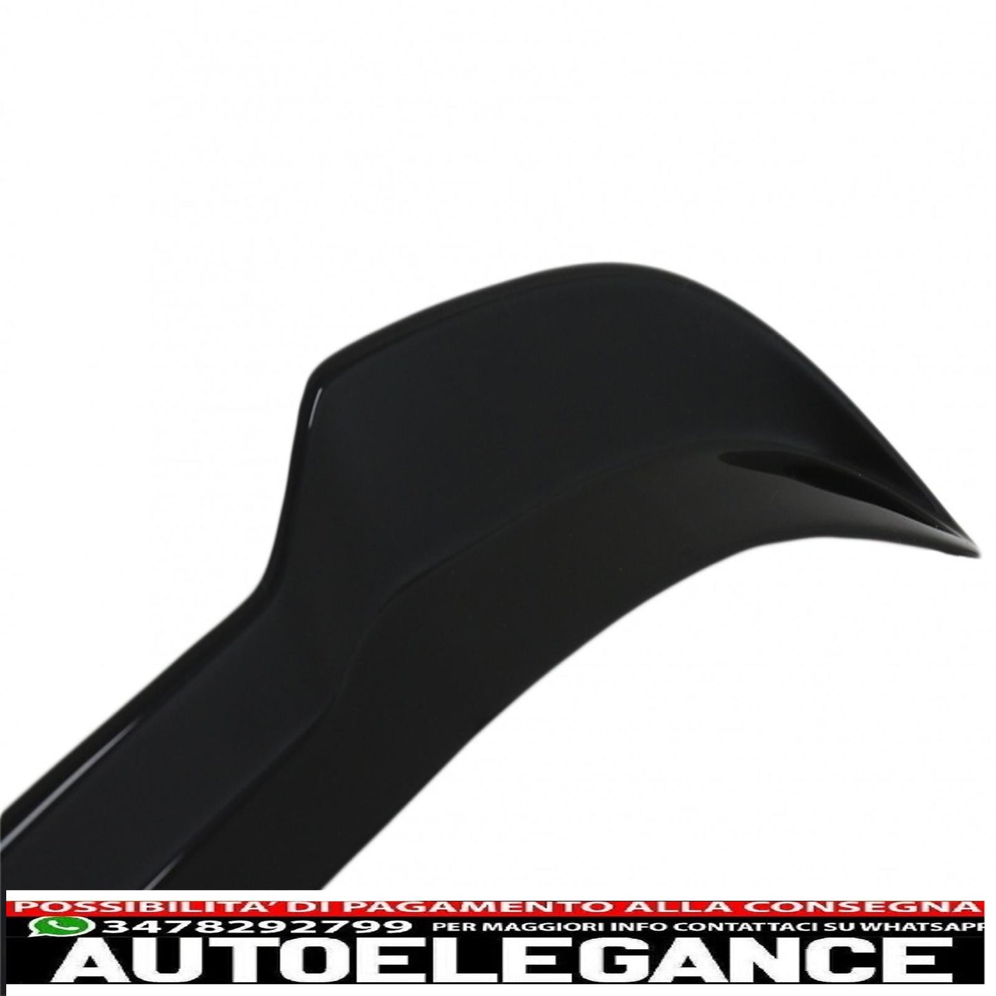 Roof Spoiler Cap Suitable for Ford Fiesta MK8 ST / ST-Line (2017-2021) Piano Black
