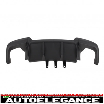 Double Air Diffuser with Front Bumper Spoiler Package Suitable for BMW F10 F11 5 Series (2011-2017) M-Performance Design 