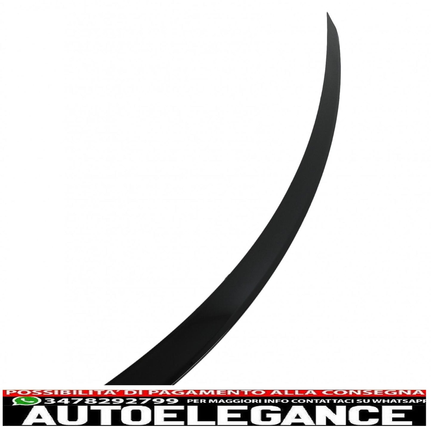 trunk spoiler suitable for mercedes cls class w218 limousine (2010-2018) piano black