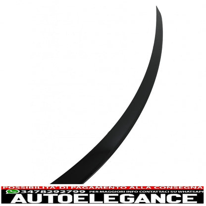 trunk spoiler suitable for mercedes cls class w218 limousine (2010-2018) piano black