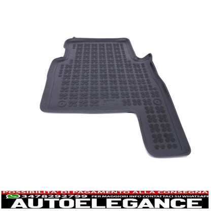 Black rubber mat suitable for Hyundai Santa Fe 2007-2012