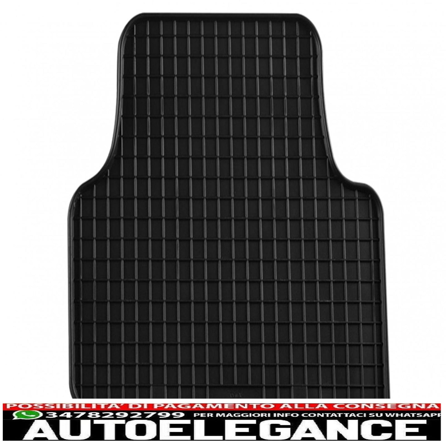 Tappetino in gomma adatto per skoda octavia iii limousine 02/2013, m kombi 05/2013, octavia scout 10/2014