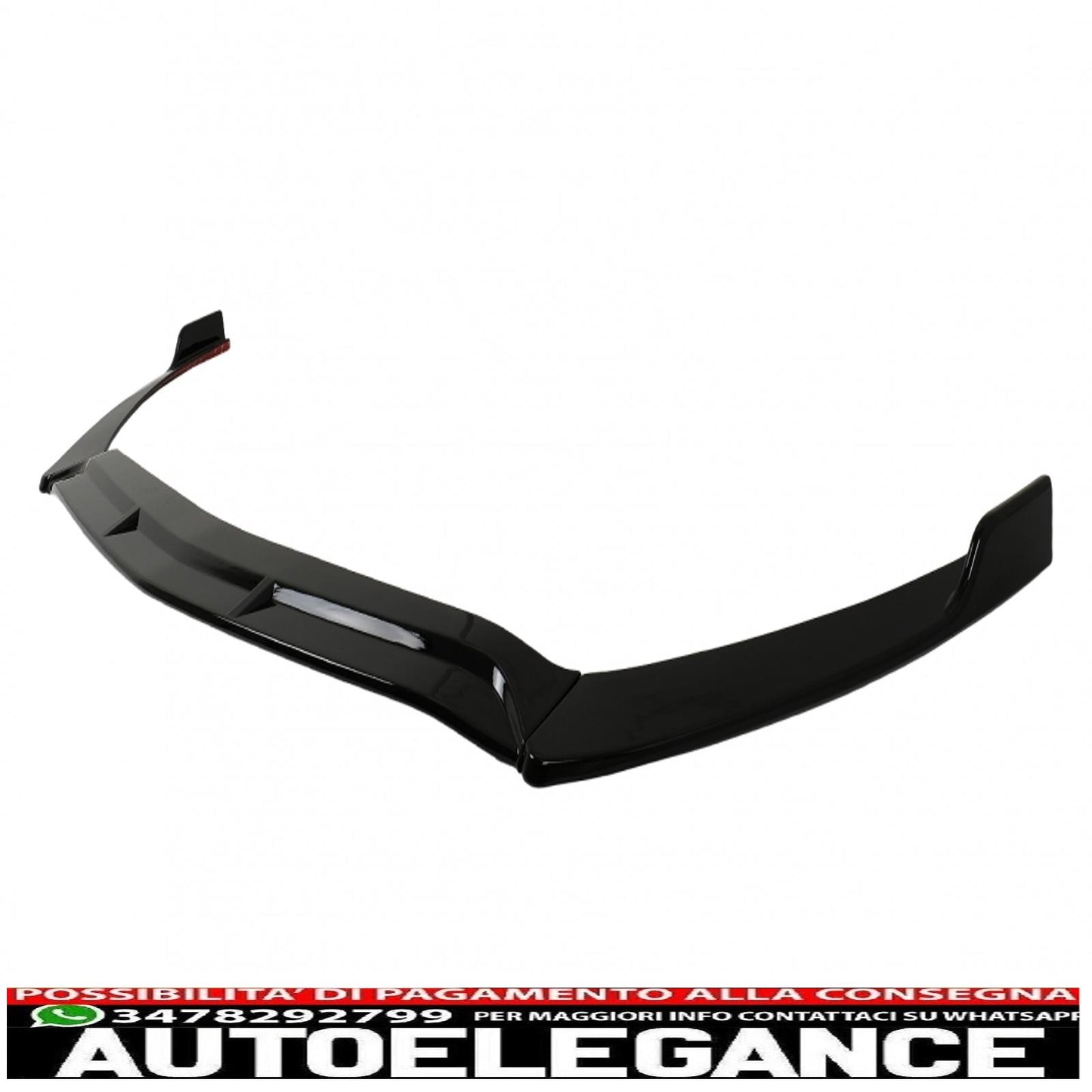 Front Bumper Spoiler Lip Fit For Mercedes Cla X118 C118 Sport Line Cla35 (2019-2023) Piano Black