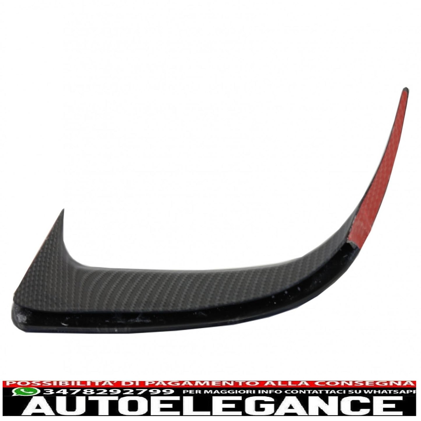 Rear bumper splitter fins side air intakes canards suitable for mercedes cla w117 c117 x117 (2013-2018) cla45 design carbon film
