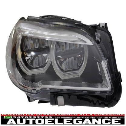 fari anteriori full led adatti per bmw serie 5 f10 f11 (2011-2013) angel eye